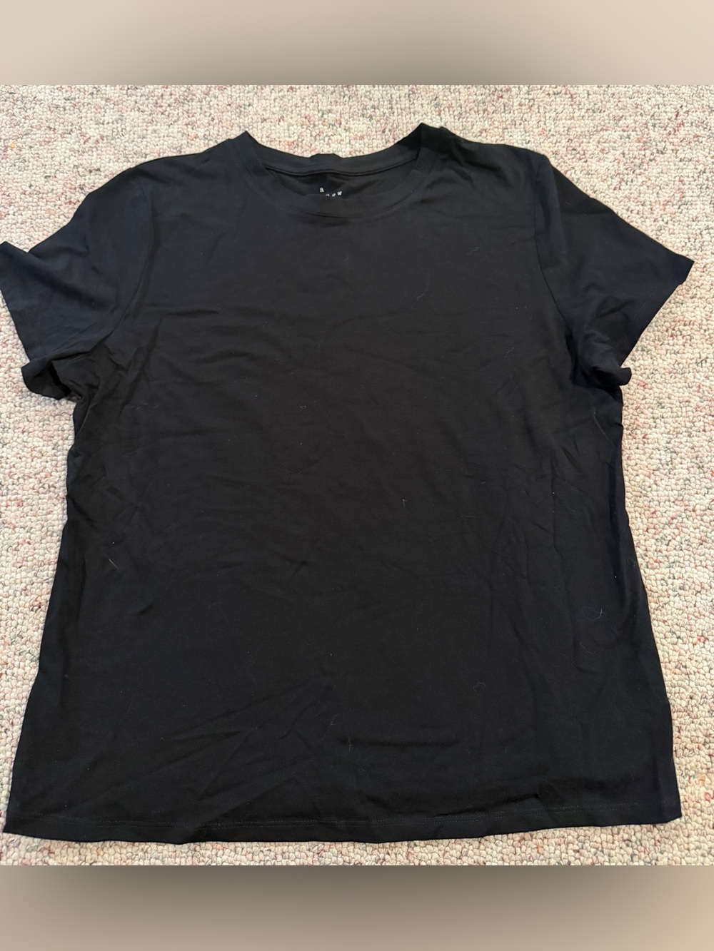 a new day Black Short Sleeve Crew Neck Tee